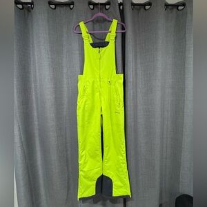 ARCTIX small 31inch inseam neon yellow snow bib